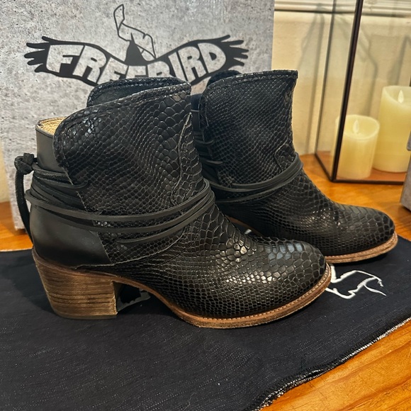 Freebird Black Snake Boots - Picture 3 of 7